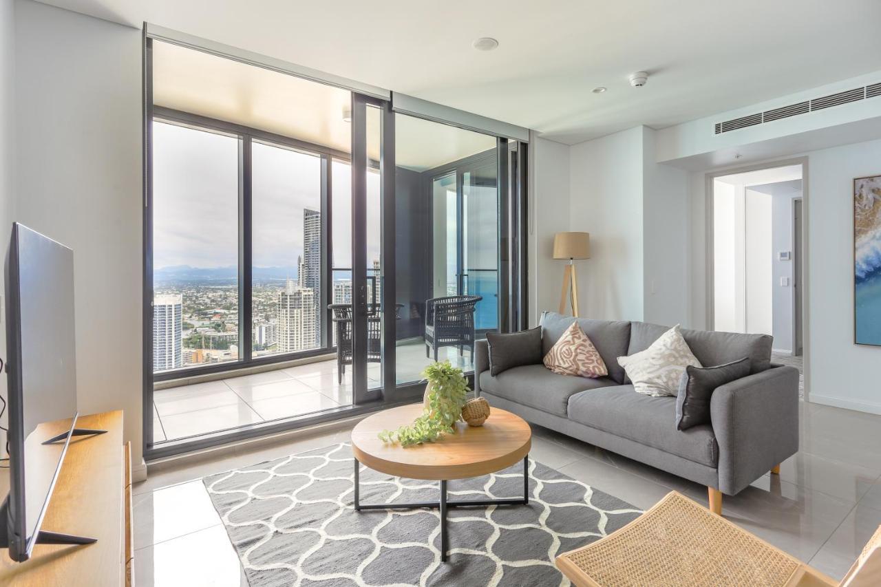 Sea View Beachfront Apartment In Surfers Gold Coast Eksteriør billede