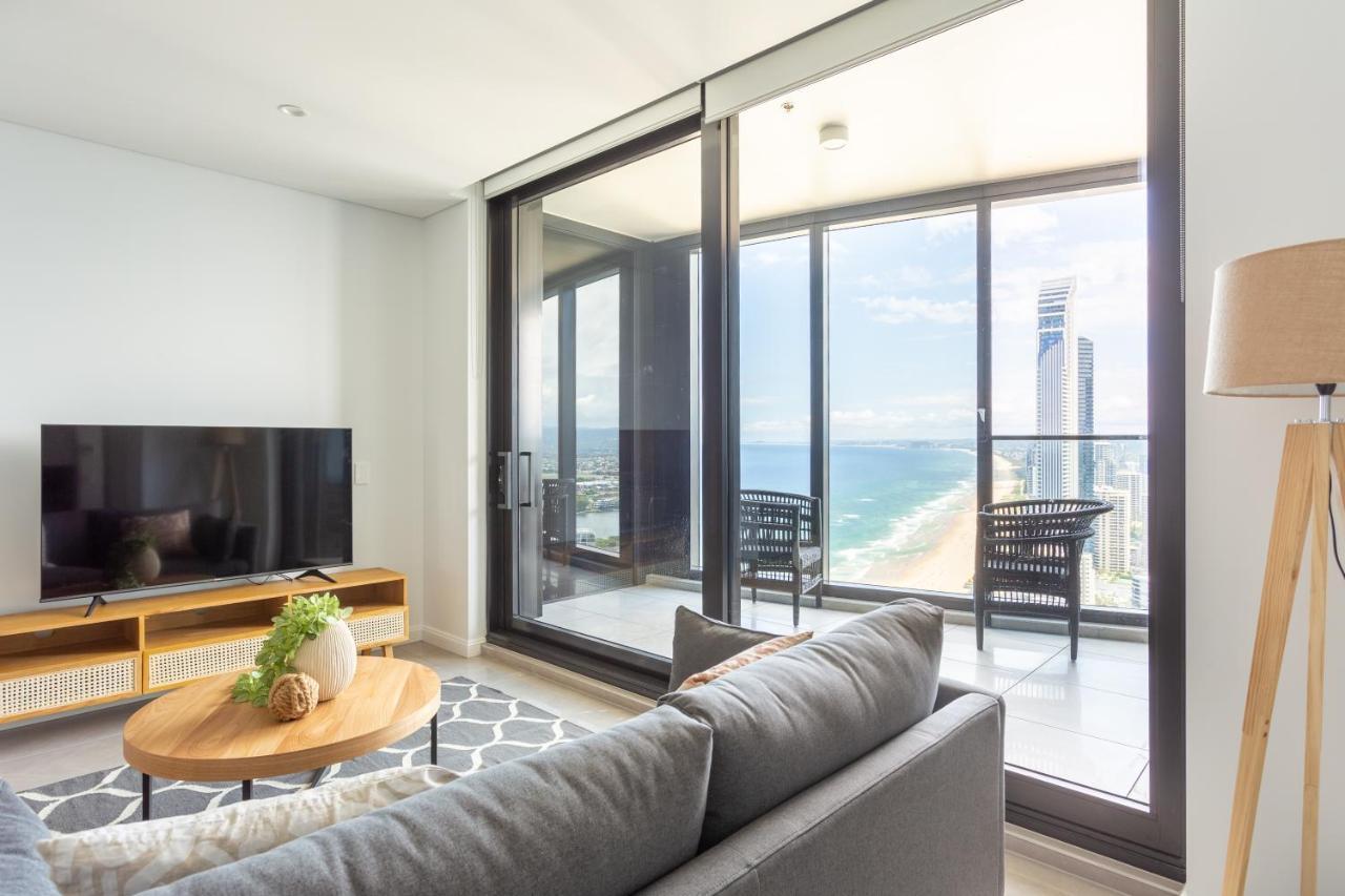 Sea View Beachfront Apartment In Surfers Gold Coast Eksteriør billede